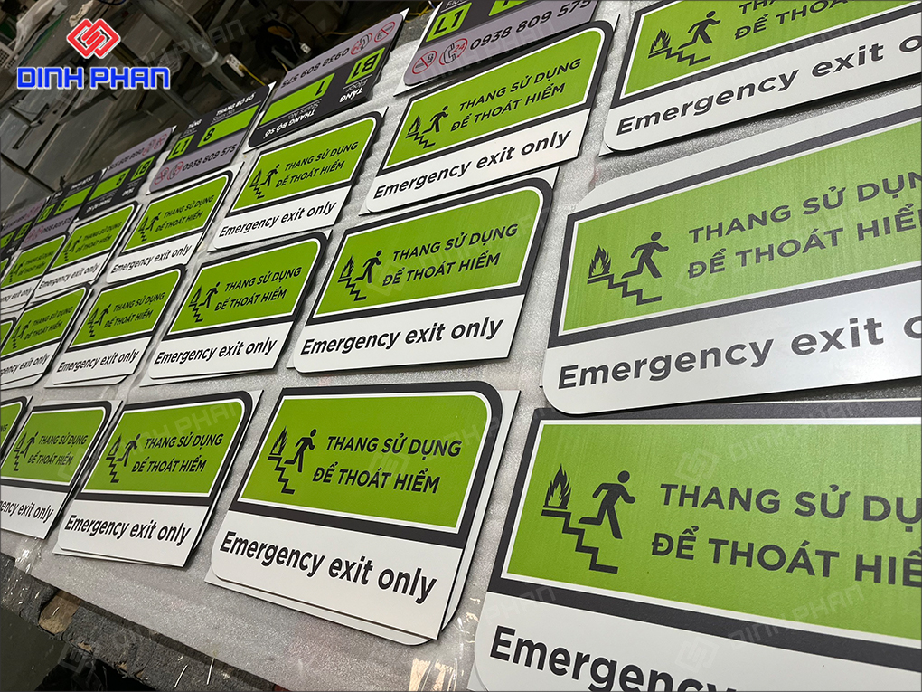 In UV lên alu tại Đắk Lắk in uv lên alu biển thông tin thang thoát hiểm tại đaklak