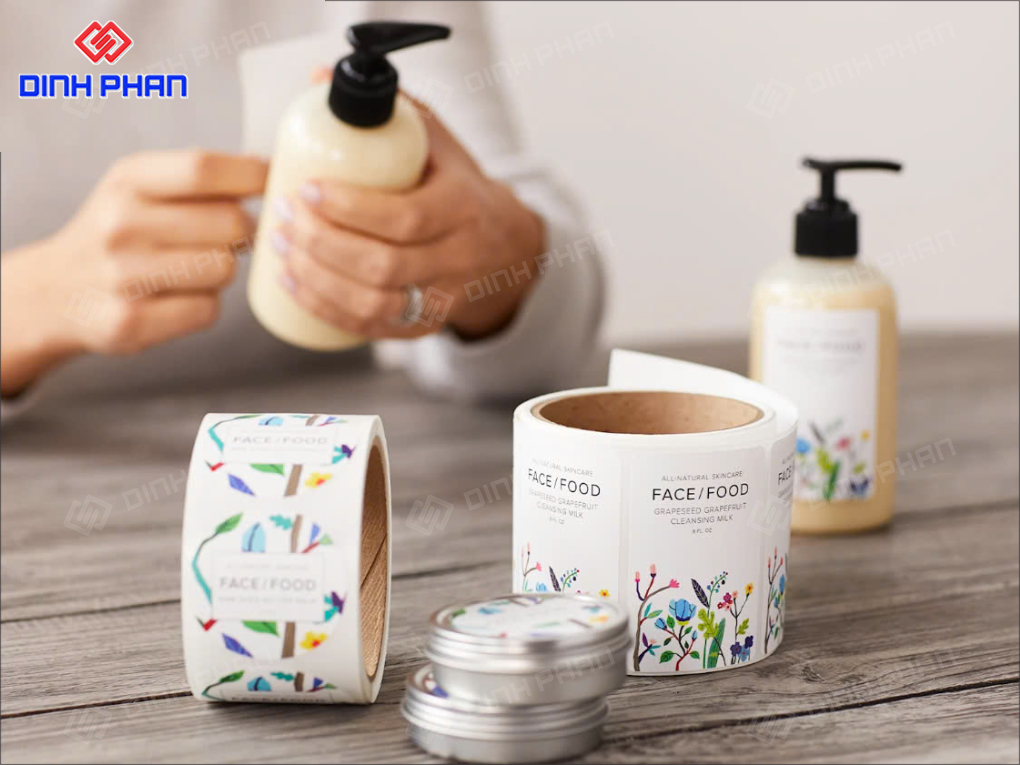 In Tem Nhãn Mỹ Phẩm Theo Yêu Cầu, Giá Rẻ In Tem Nhãn Mỹ Phẩm Theo Yêu Cầu, Giá Rẻ