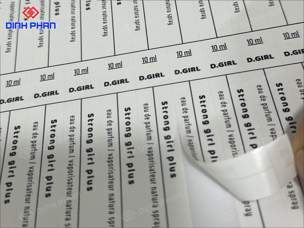 In Tem Nhãn Nước Hoa Chuyên Nghiệp, Giá Rẻ