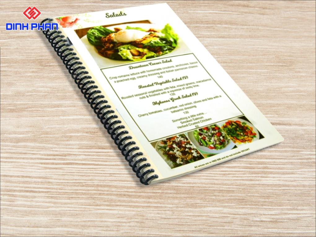 In UV Menu Giá Rẻ, Sắc Nét, In Nhanh