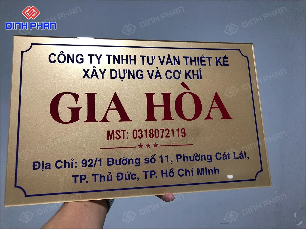 Biển số nhà BMT