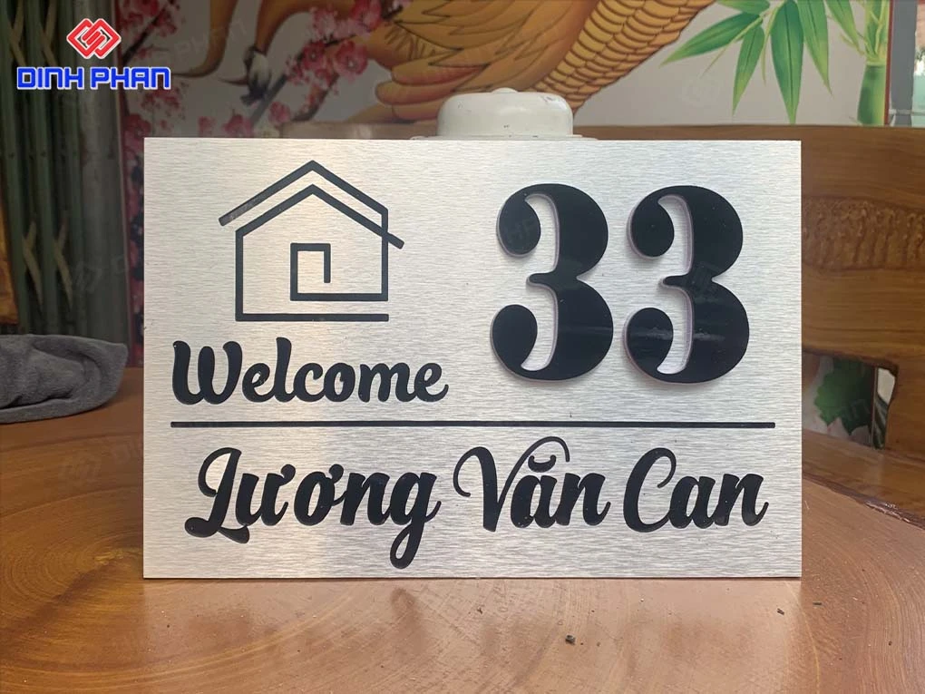 Địa chỉ làm biển số nhà BMT giá rẻ, chất lượng và uy tín Biển số nhà BMT