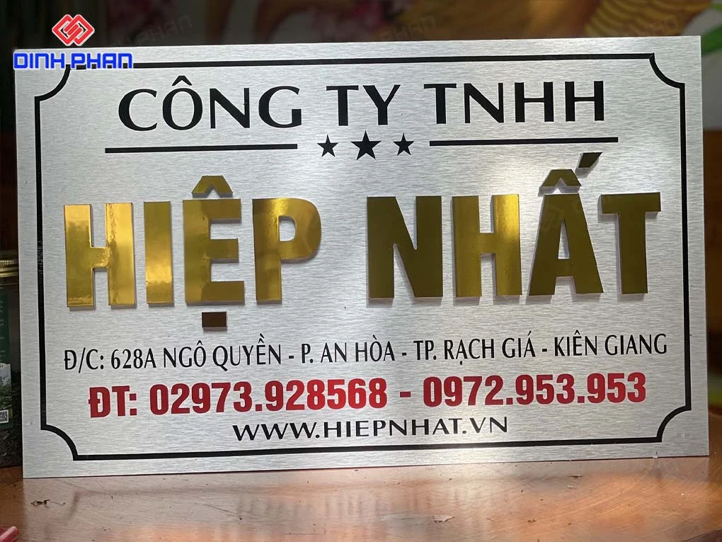 Địa chỉ làm biển số nhà BMT giá rẻ, chất lượng và uy tín Biển số nhà BMT