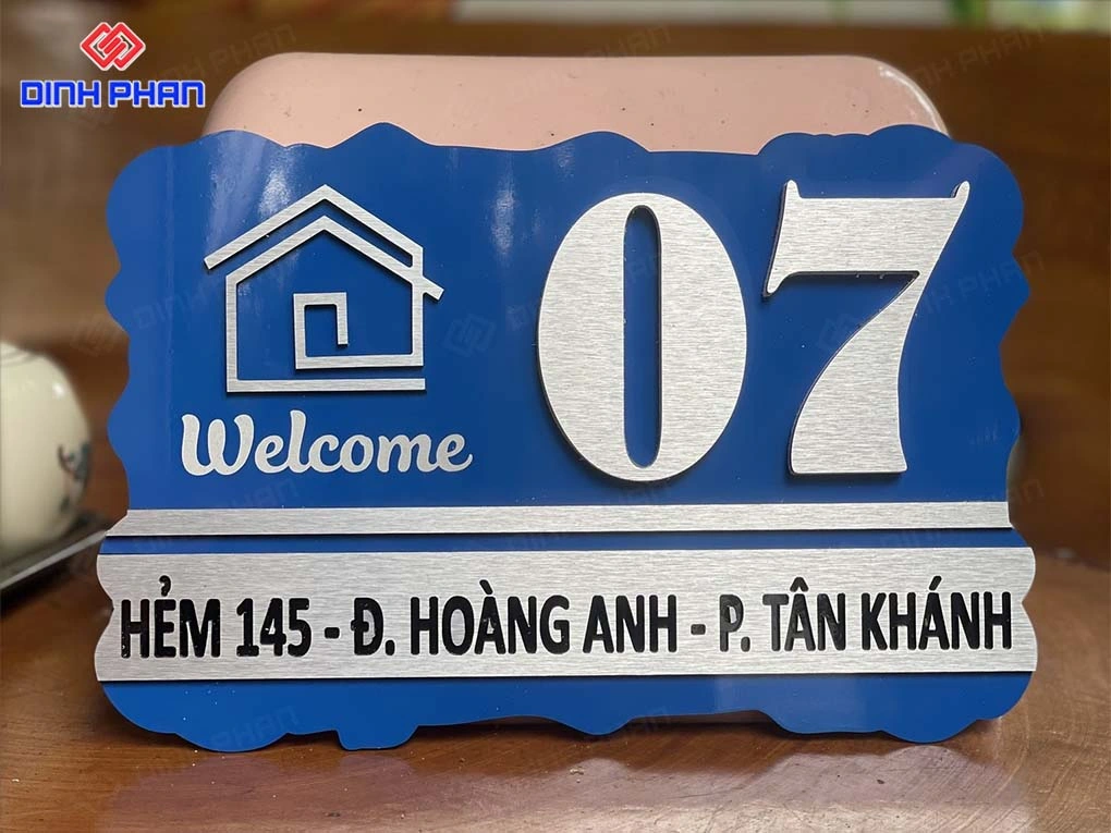 Địa chỉ làm biển số nhà BMT giá rẻ, chất lượng và uy tín Biển số nhà BMT