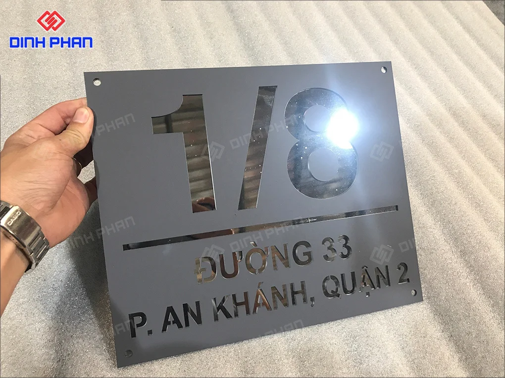 Địa chỉ làm biển số nhà BMT giá rẻ, chất lượng và uy tín Biển số nhà BMT
