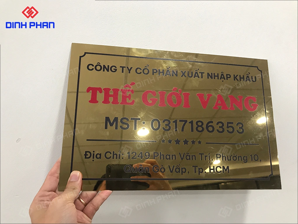Địa chỉ làm biển số nhà BMT giá rẻ, chất lượng và uy tín Biển số nhà BMT