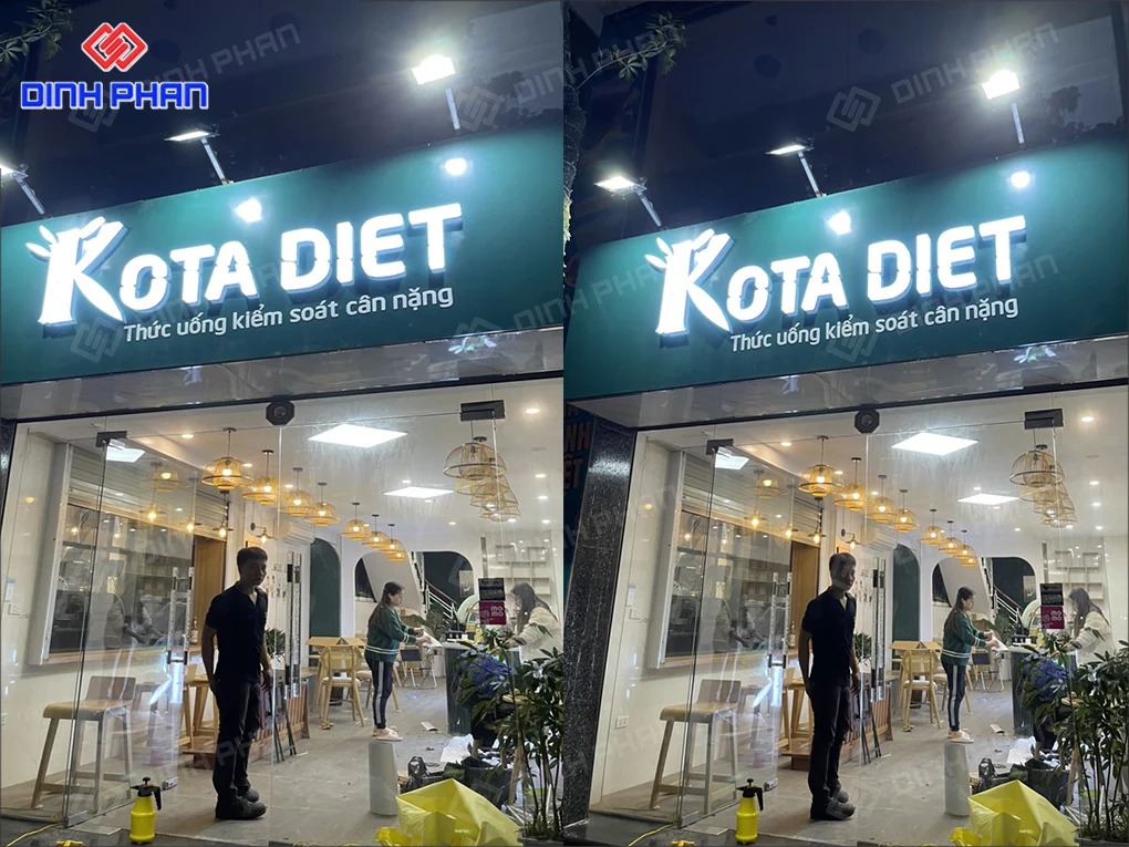 Làm bảng hiệu đại lý sơn giá rẻ BMT