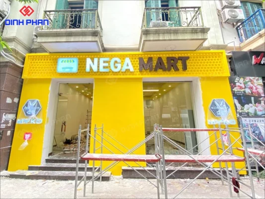 Làm bảng hiệu đại lý BMT giá rẻ, trọn gói