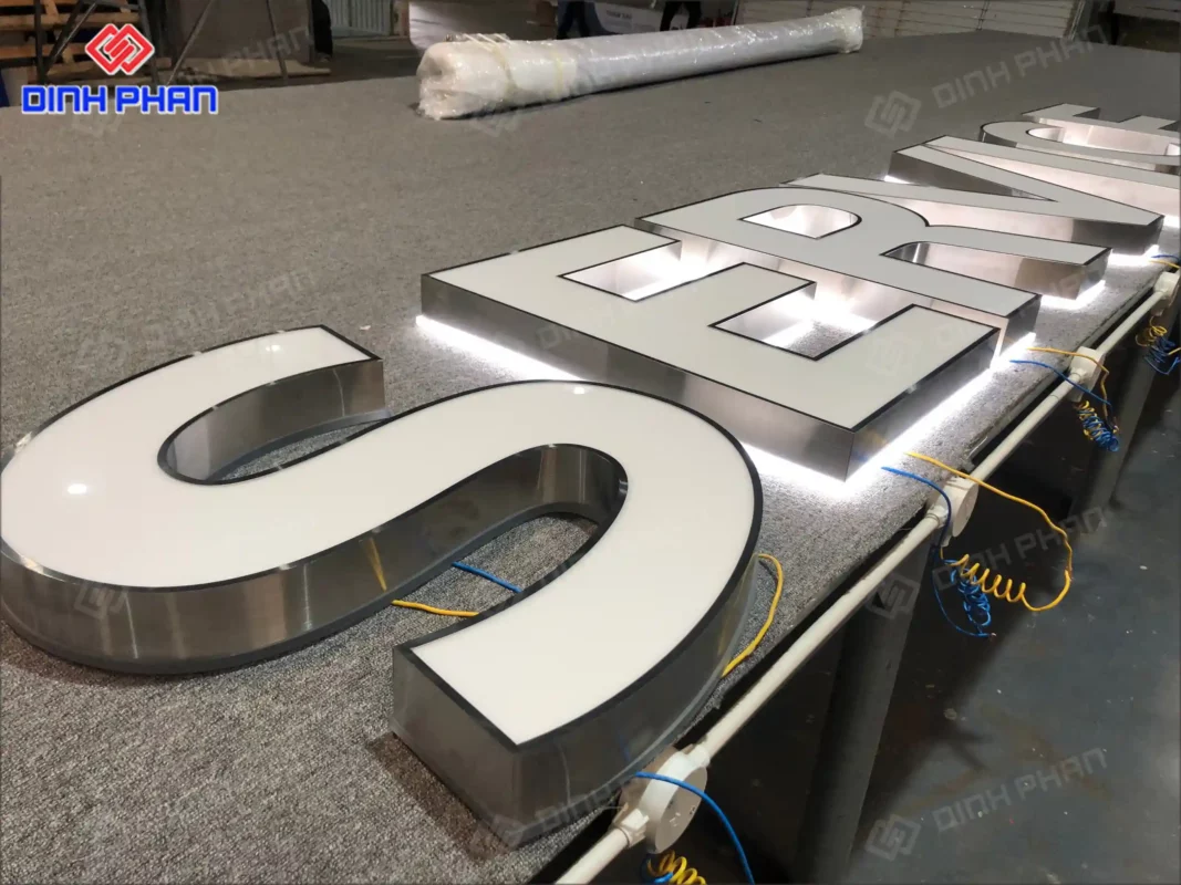 Công ty gia công chữ inox BMT giá rẻ, uy tín Gia công chữ inox BMT