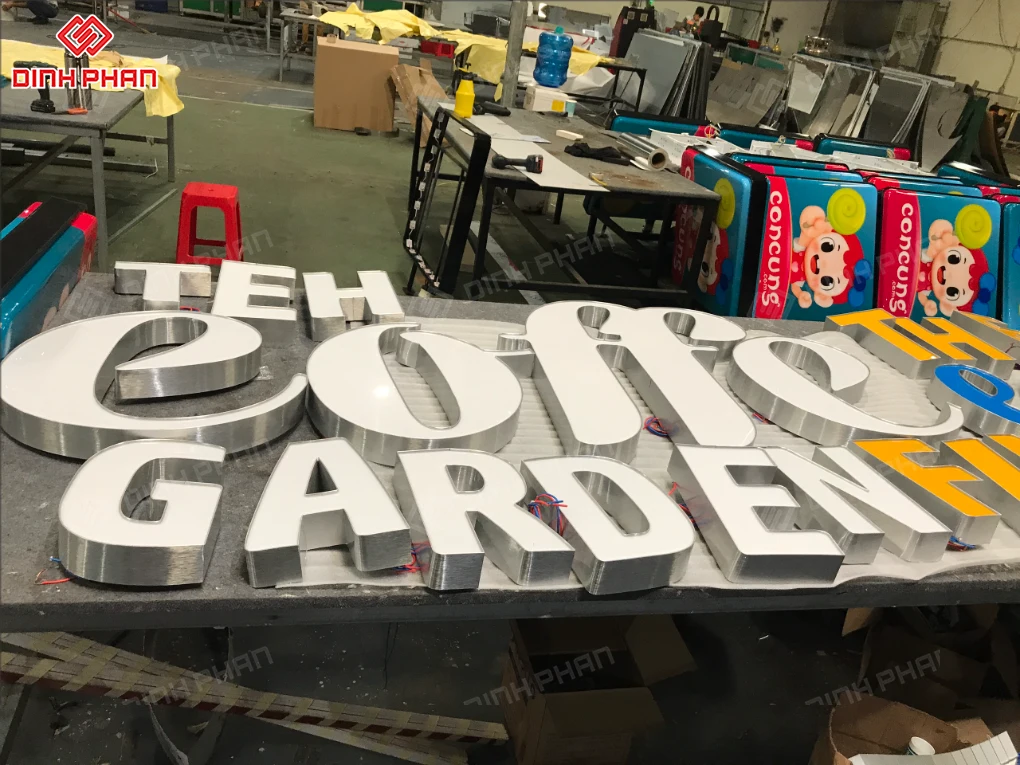Gia công chữ nhôm BMT