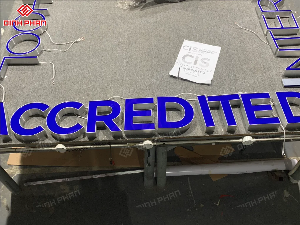 Gia công chữ nhôm BMT