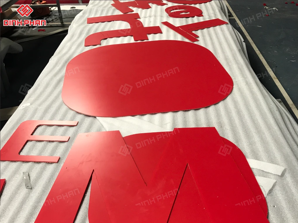 Gia công chữ nhôm BMT