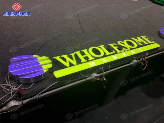 Gia công uốn chữ nhôm BMT