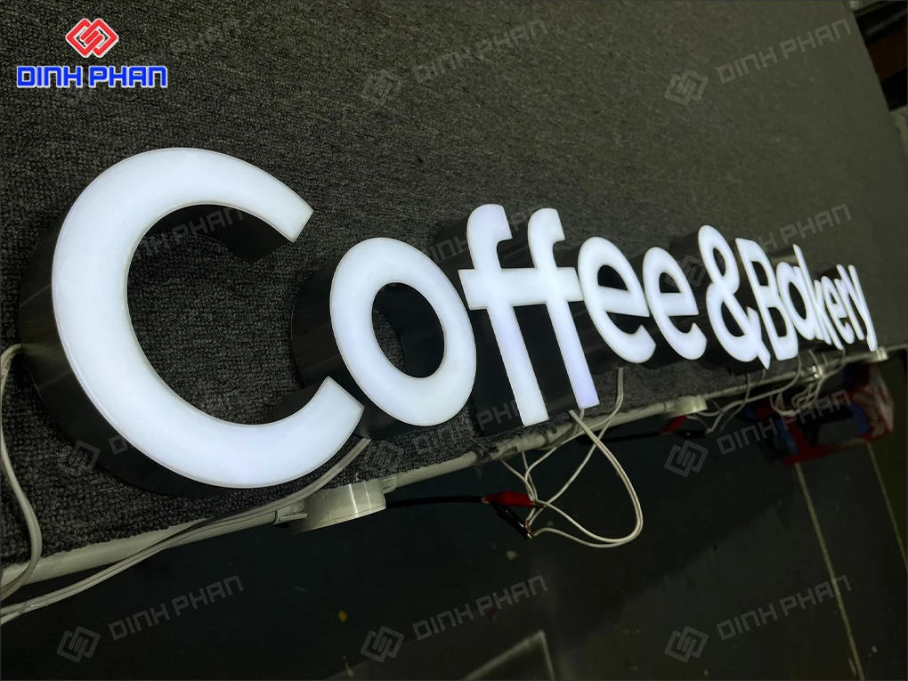 Gia công uốn chữ nhôm BMT