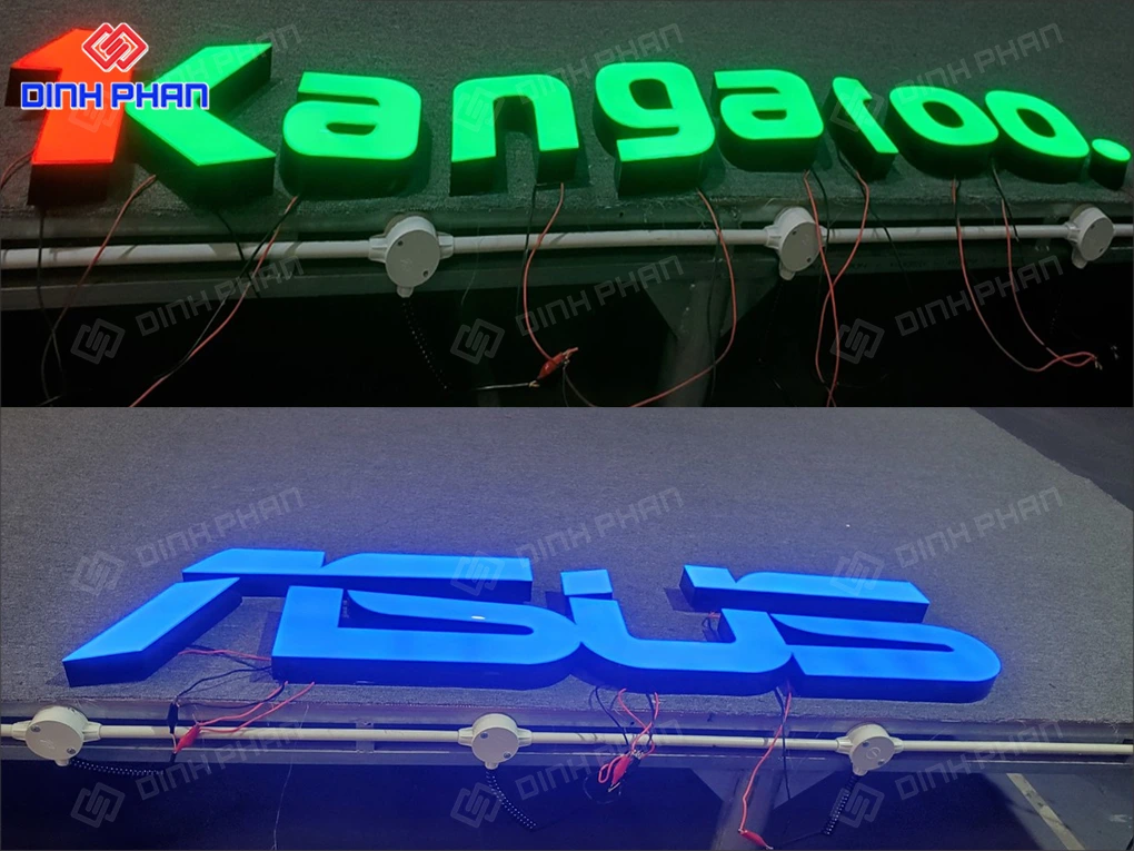 Gia công uốn chữ nhôm BMT