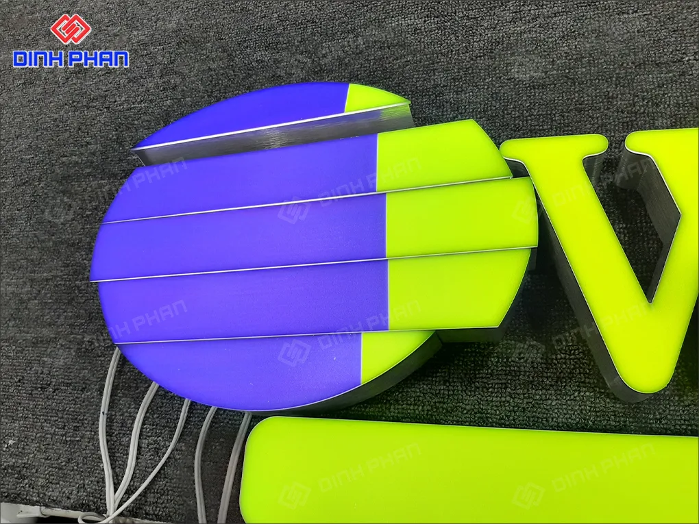 Gia công uốn chữ nhôm BMT