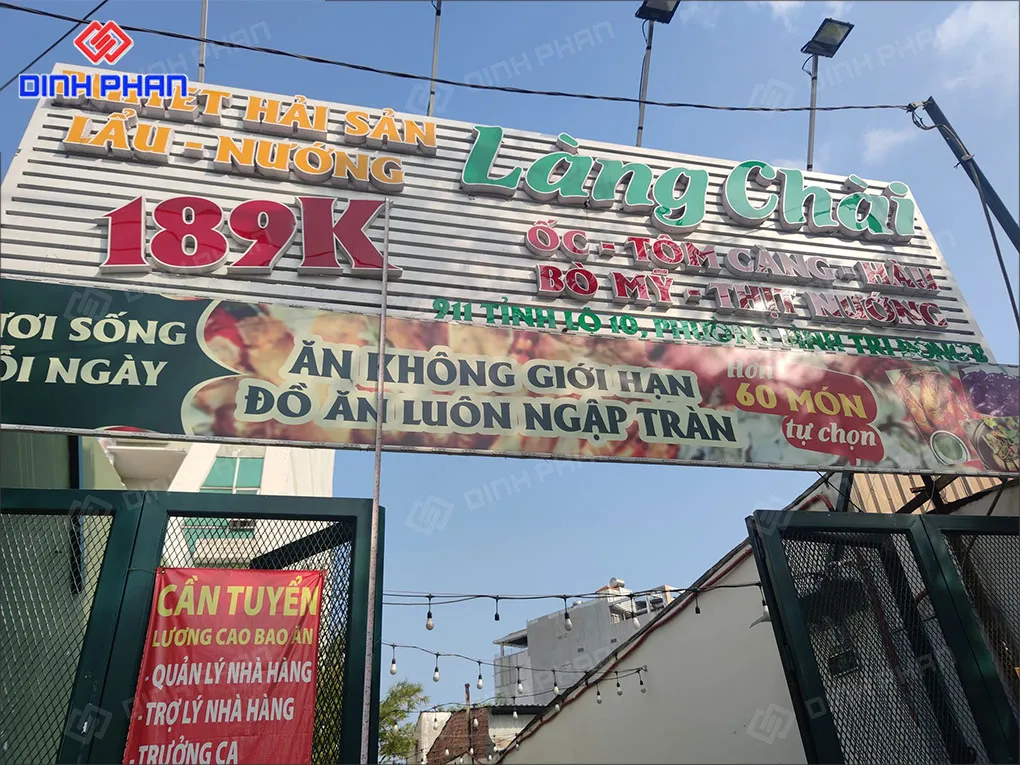 Làm bảng hiệu công ty BMT