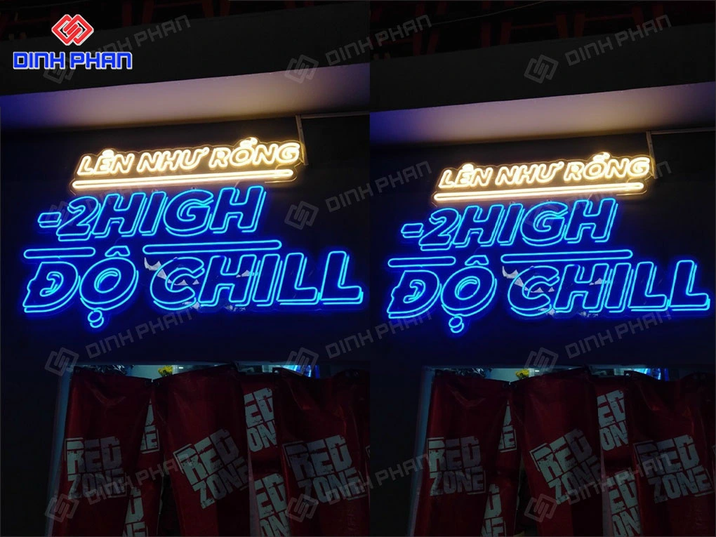 Làm bảng hiệu đèn led BMT