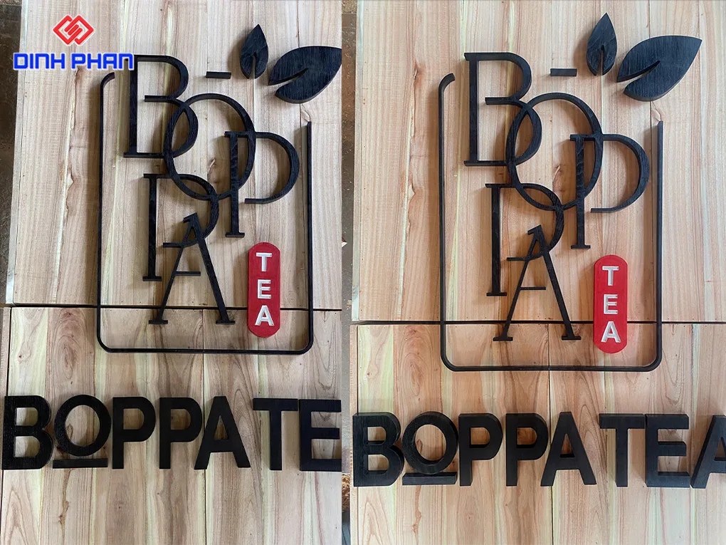 Làm bảng hiệu gỗ BMT