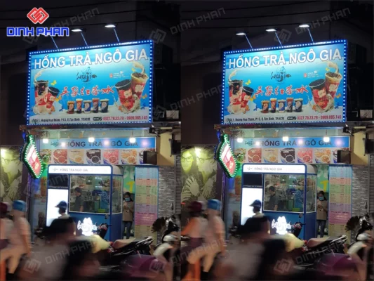 Làm bảng hiệu hộp đèn BMT