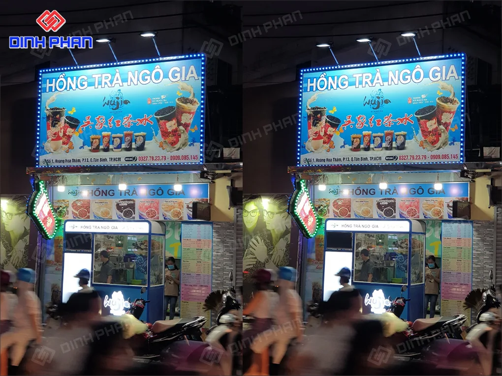 Làm bảng hiệu hộp đèn BMT