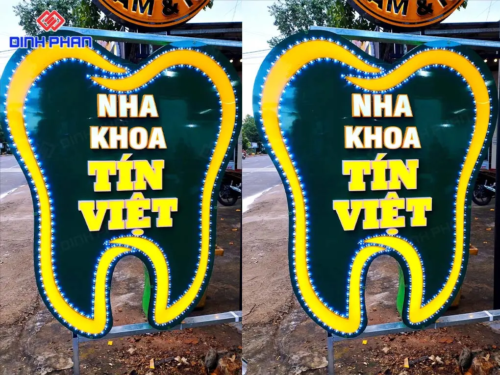 Làm bảng hiệu hộp đèn BMT