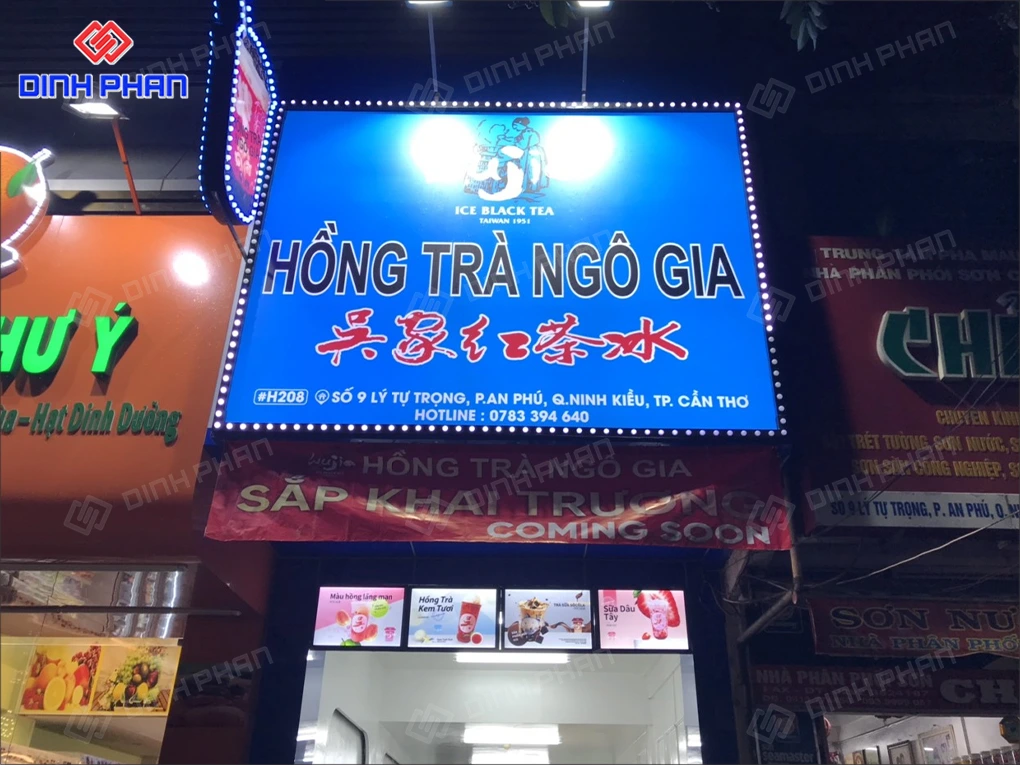 Làm bảng hiệu hộp đèn BMT