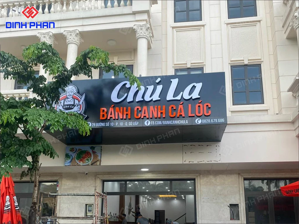 Làm bảng hiệu nhà hàng BMT