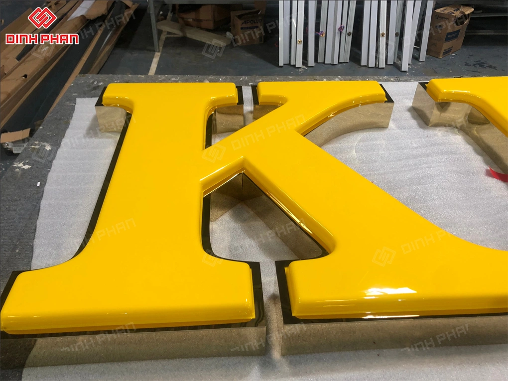 Chữ mica nguyên khối 3D Daklak