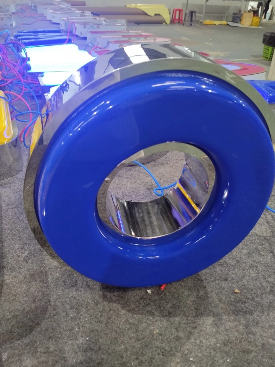 Chữ nổi mica Daklak gắn LED