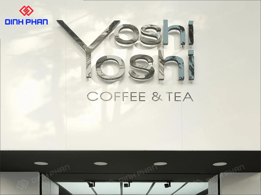 Bảng hiệu cafe BMT