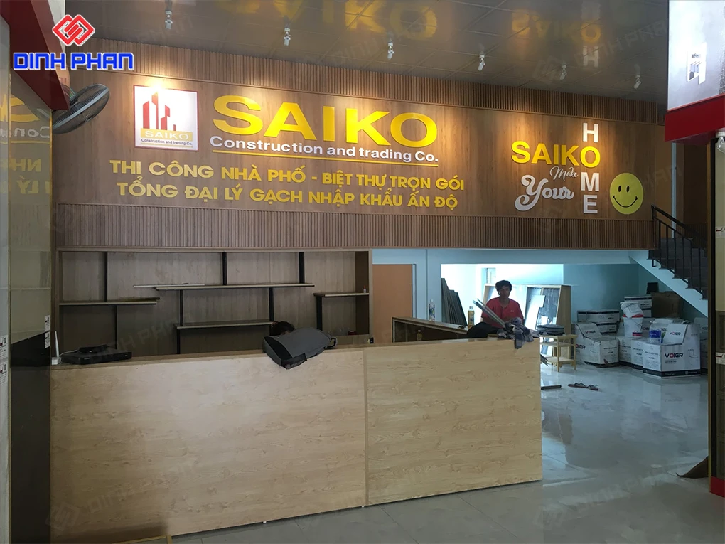 Bảng hiệu công ty BMT