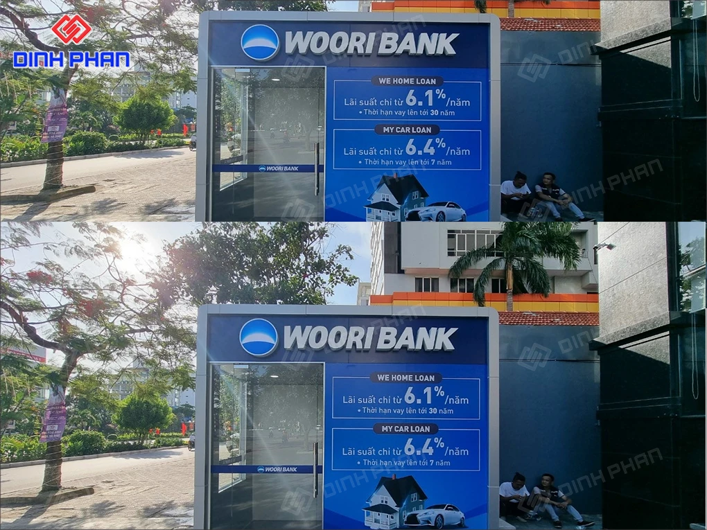 Làm bảng hiệu alu chữ nổi mica tại BMT