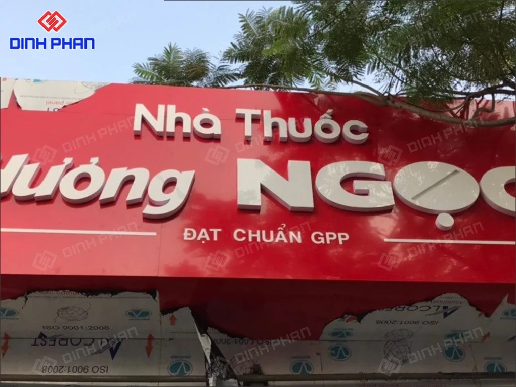 Thi công bảng hiệu nhà thuốc GPP BMT