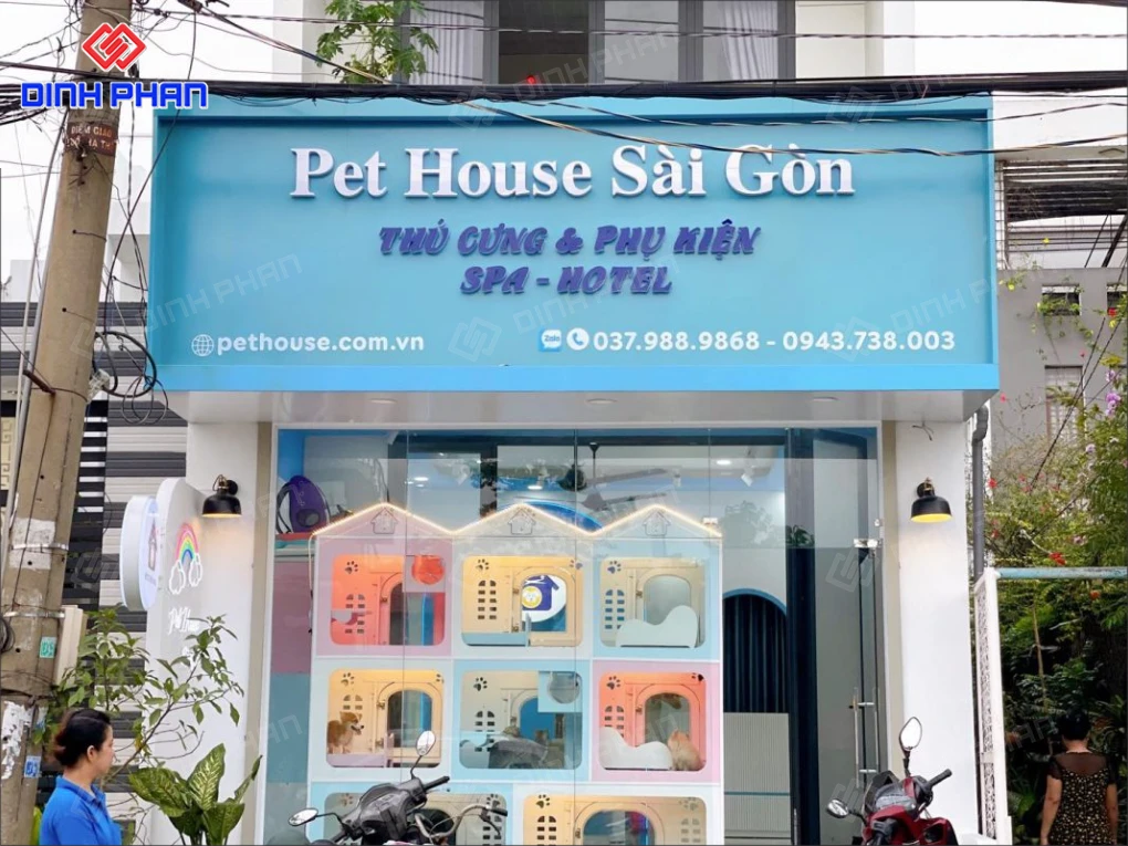 Bảng hiệu pet shop BMT