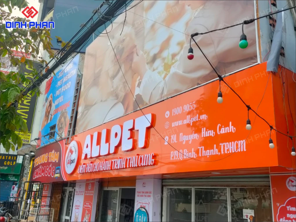 Bảng hiệu pet shop BMT