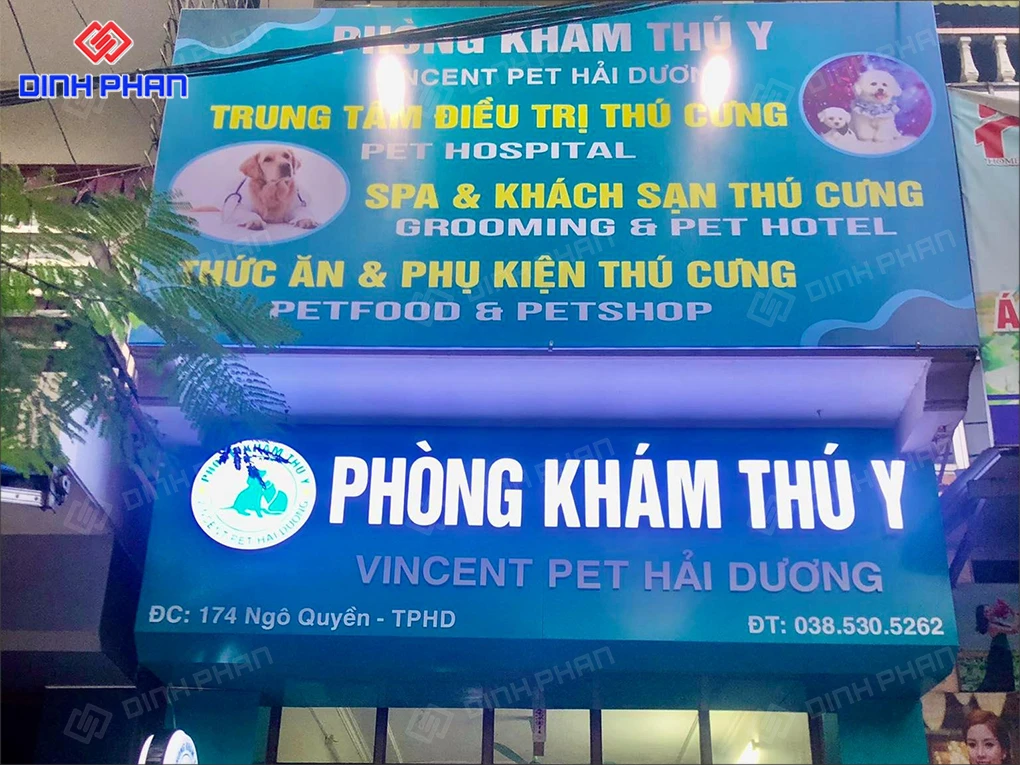 Bảng hiệu pet shop BMT