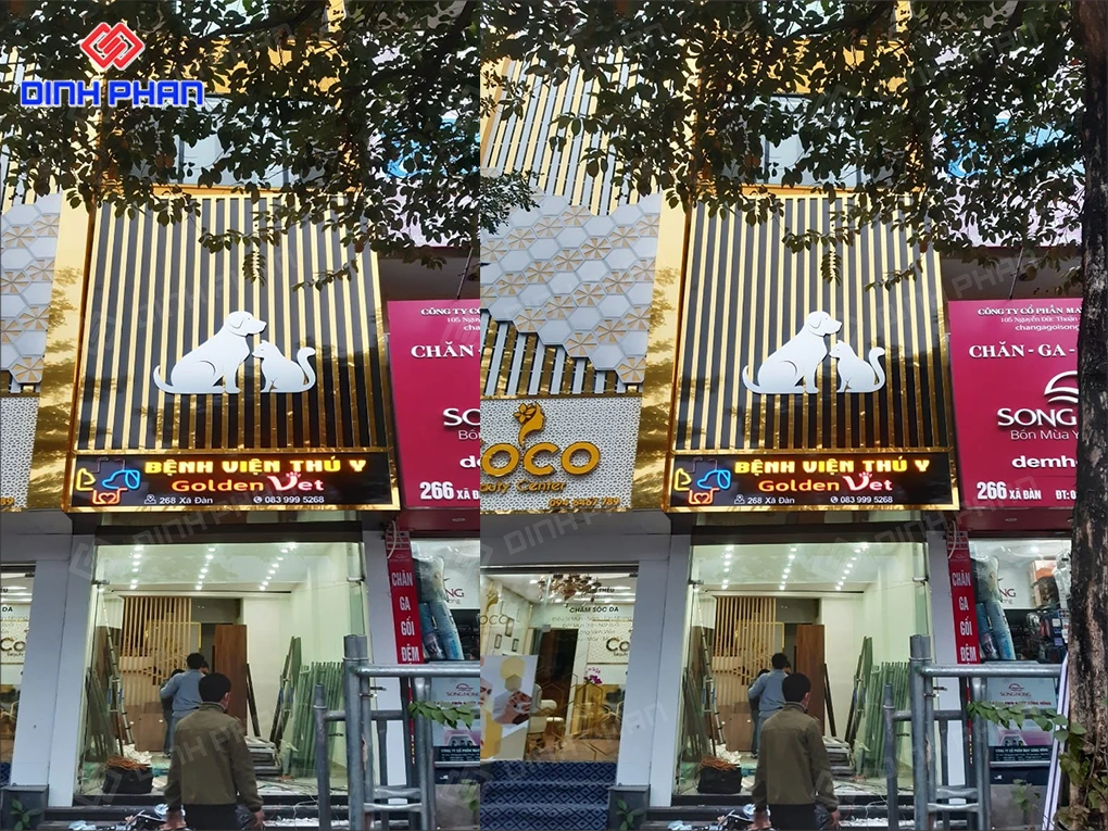 Bảng hiệu pet shop BMT