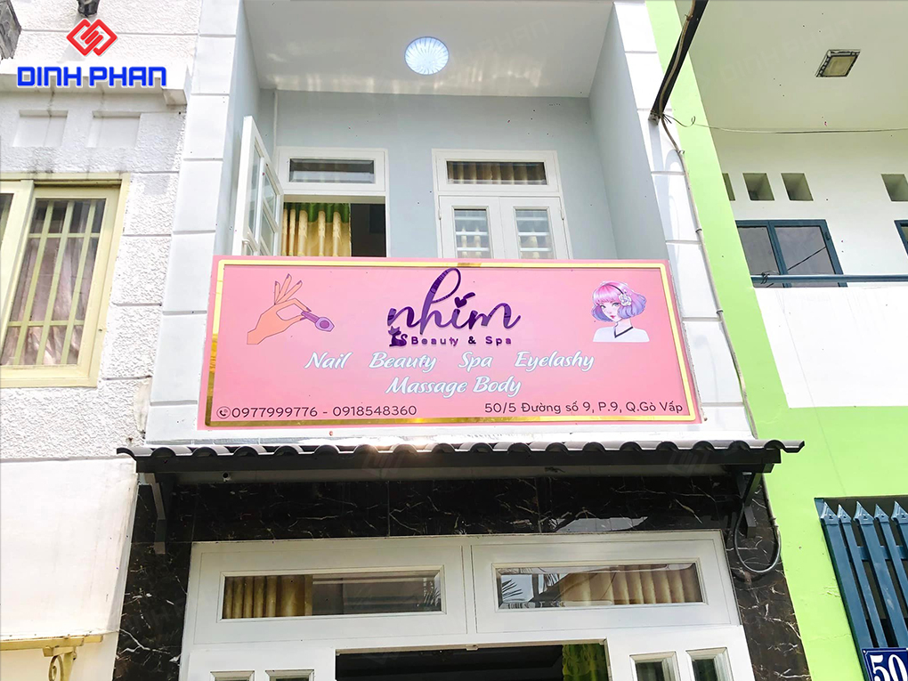 Bảng hiệu spa BMT
