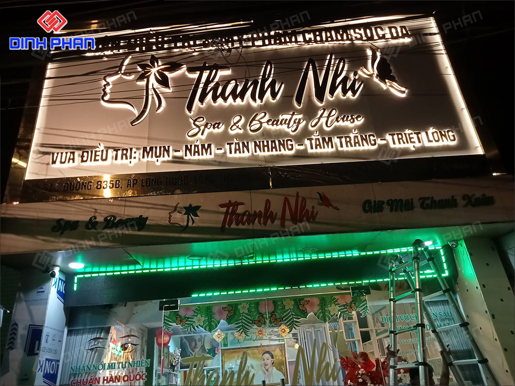 Bảng hiệu spa BMT