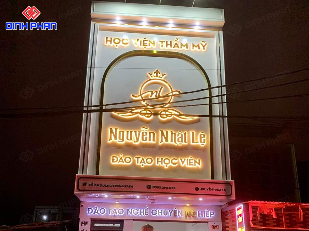 Bảng hiệu spa BMT