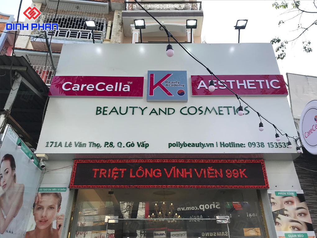 Công ty làm bảng hiệu spa tại BMT