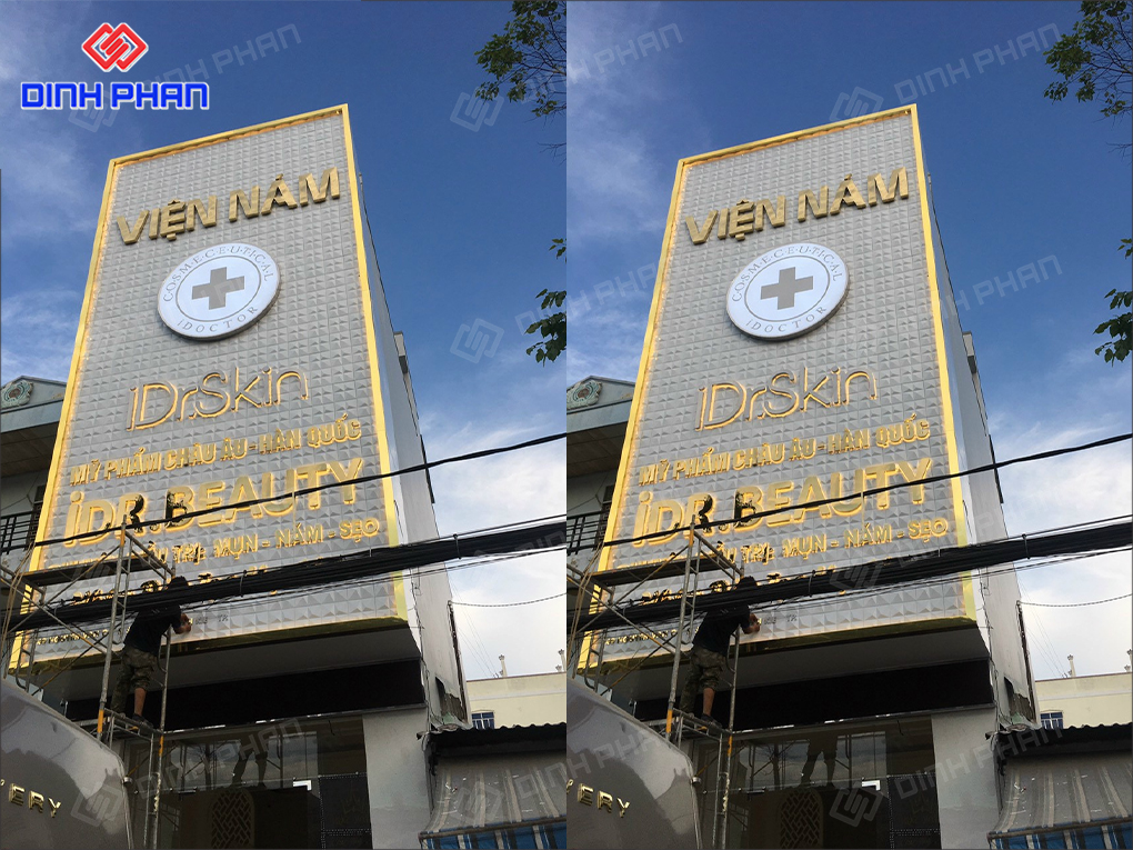 Làm bảng hiệu spa BMT