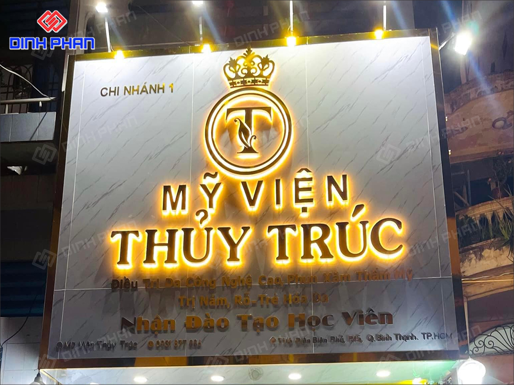 Làm bảng hiệu spa BMT
