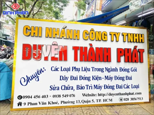 Thi công bảng hiệu Daklak trọn gói, theo yêu cầu