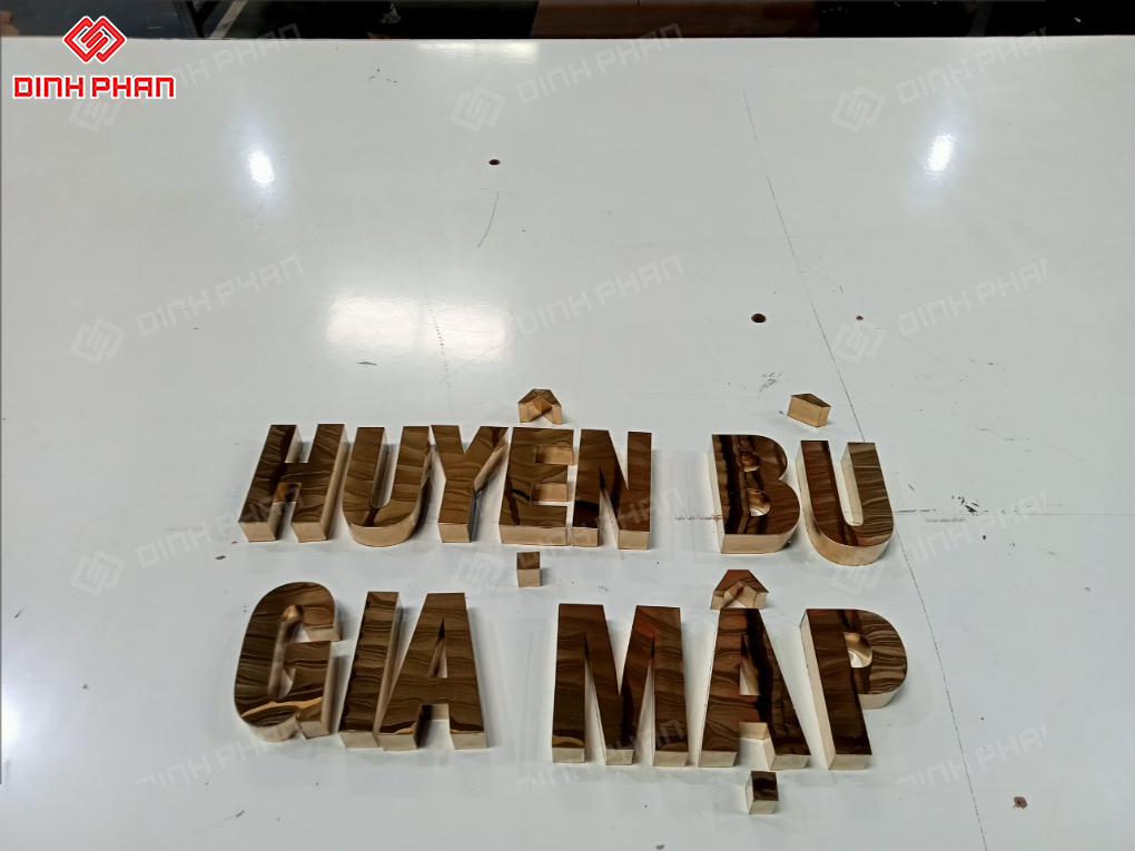 Báo giá chữ inox BMT theo yêu cầu, giá rẻ Báo giá chữ inox BMT