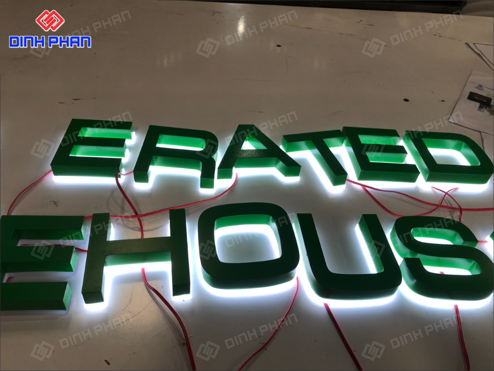 Địa chỉ gia công chữ inox sáng chân đèn led ở BMT Địa chỉ gia công chữ inox sáng chân đèn led ở BMT