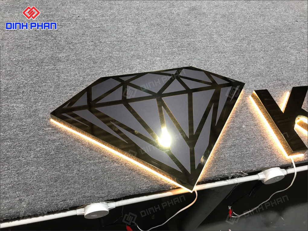 Địa chỉ gia công chữ inox sáng chân đèn led ở BMT Gia công chữ inox sáng chân đèn led ở BMT