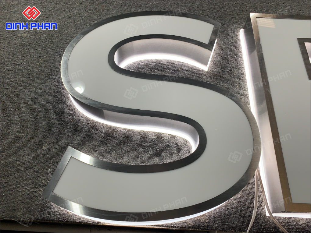 Địa chỉ gia công chữ inox sáng chân đèn led ở BMT Gia công chữ inox sáng chân đèn led ở BMT