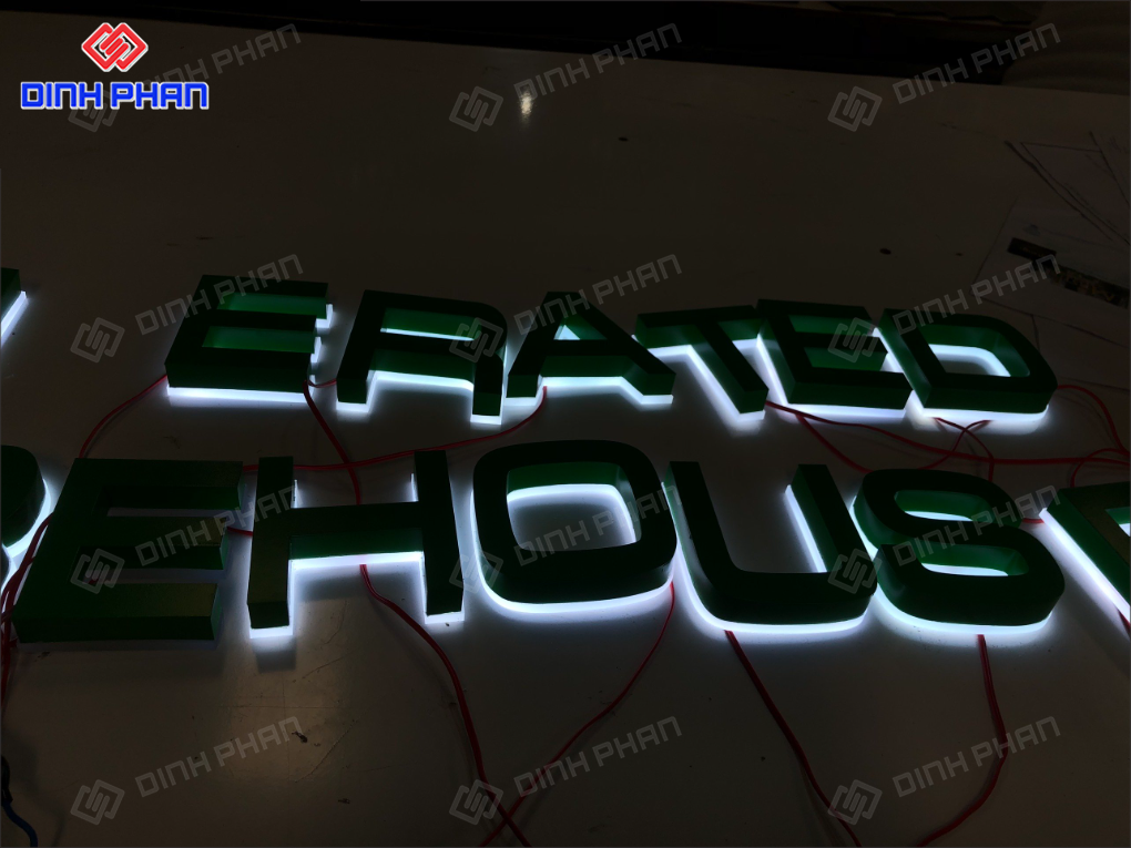 Địa chỉ gia công chữ inox sáng chân đèn led ở BMT Gia công chữ inox sáng chân đèn led ở BMT